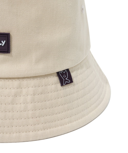 Basic bucket hat beige