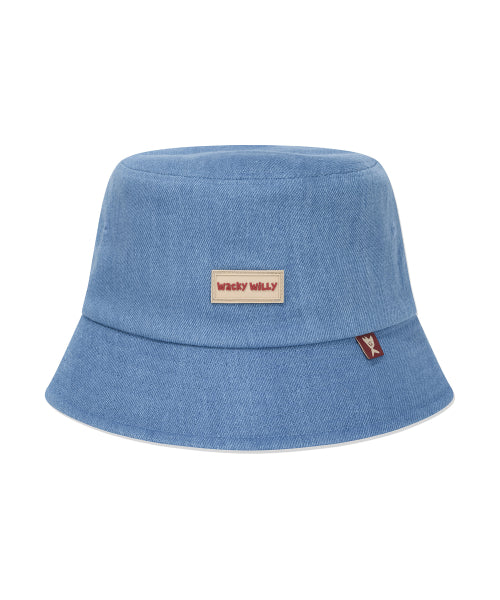 Basic bucket hat indigo