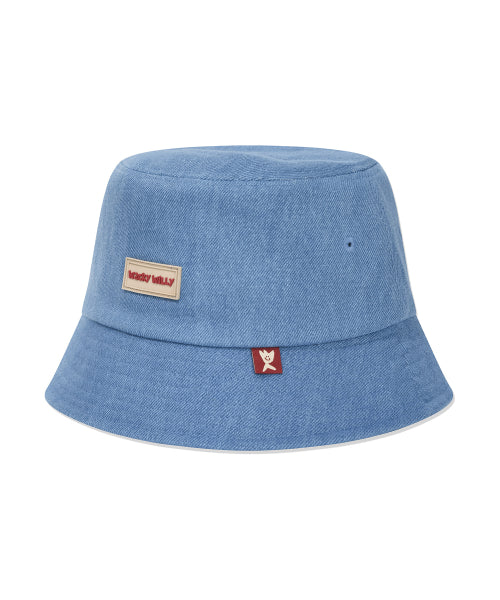 Basic bucket hat indigo