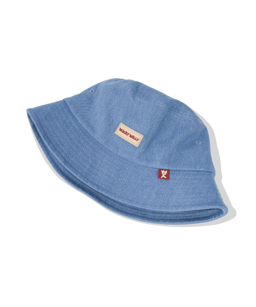 Basic bucket hat indigo