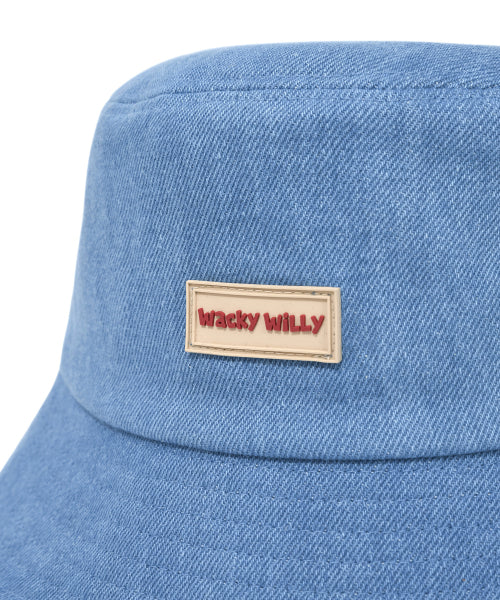 Basic bucket hat indigo