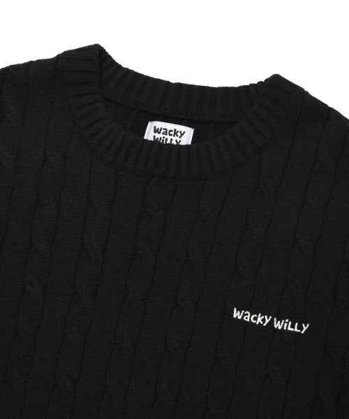 Basic Cable Organization Pullover Black