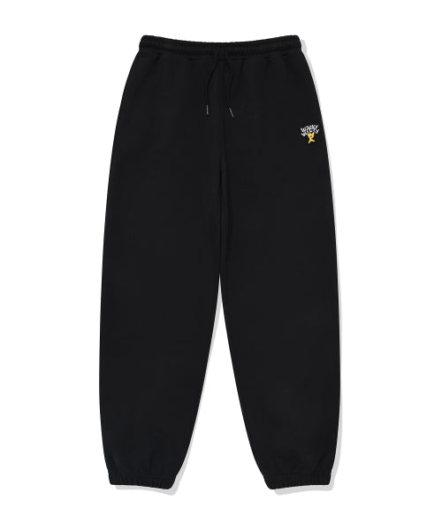 Basic sweater jogger pants black