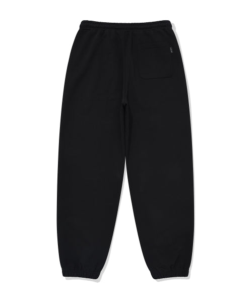 Basic sweater jogger pants black