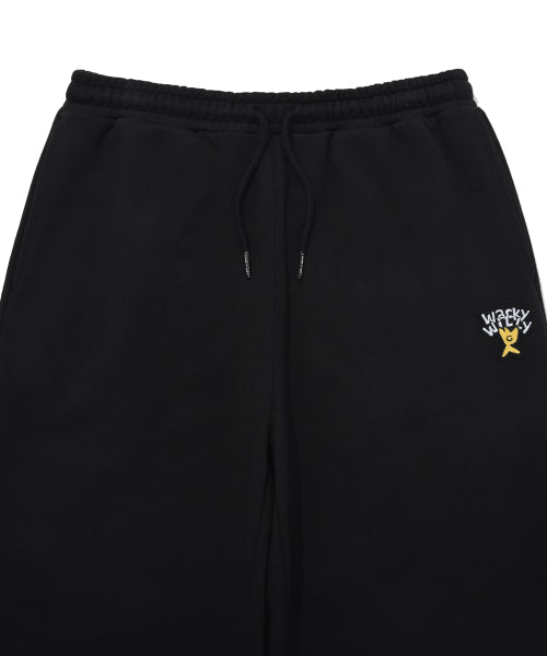 Basic sweater jogger pants black