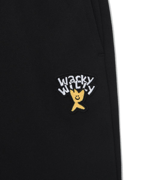 Basic sweater jogger pants black