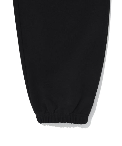 Basic sweater jogger pants black