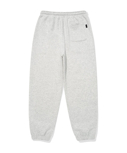 Basic sweater jogger pants light gray