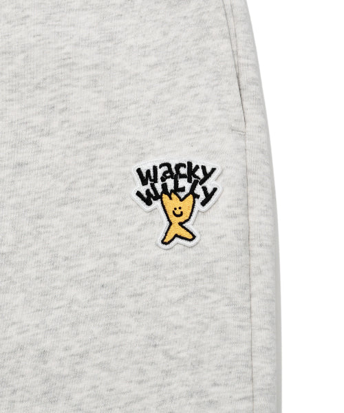 Basic sweater jogger pants light gray