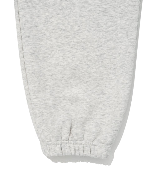 Basic sweater jogger pants light gray