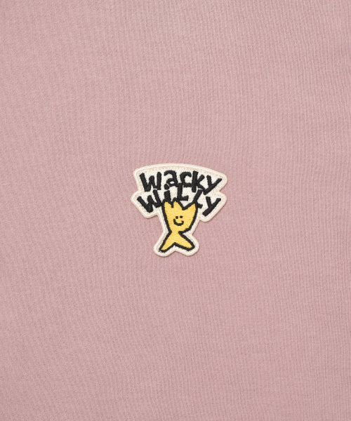 Basic logo and pen sweatshirt pink