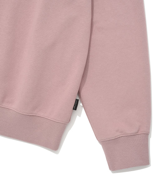 Basic logo and pen sweatshirt pink