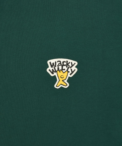 Basic logo and pen sweatshirt green