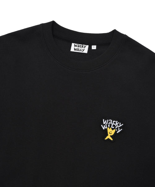 Basic logo Wappen sweatshirt black