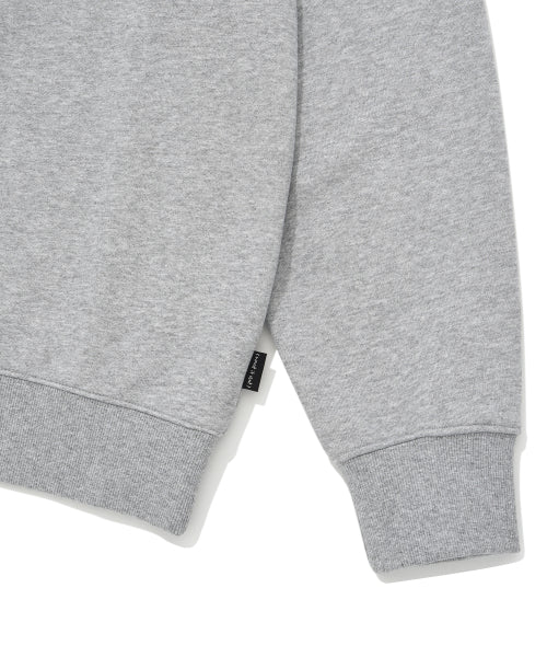 Basic logo and pen sweatshirt gray
