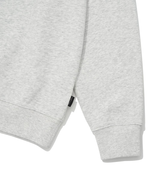 Basic logo Wappen sweatshirt light gray