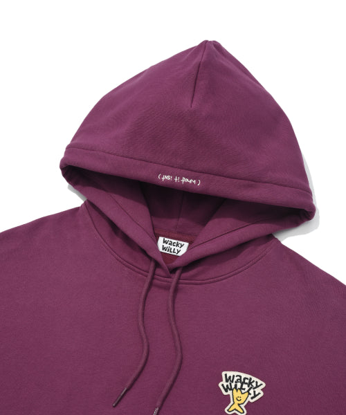 Basic Logo Wappen Hooded Burgundy