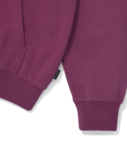Basic Logo Wappen Hooded Burgundy