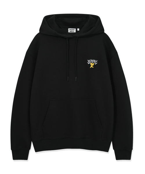Basic Logo Wappen Hood Black