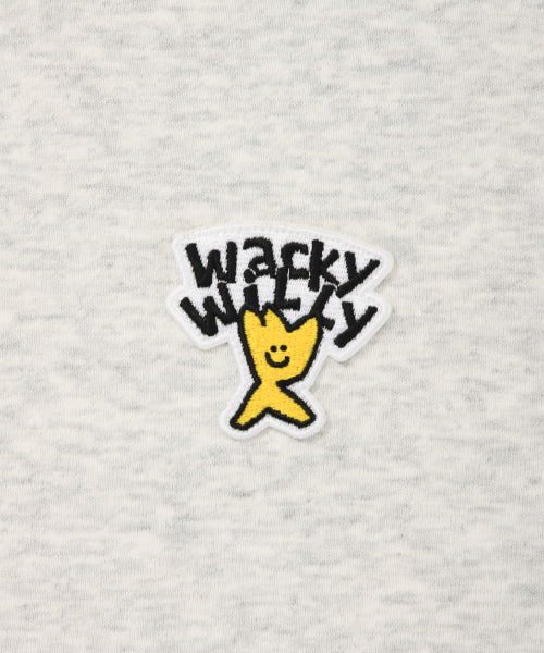 Basic Logo Hooded Zip-Up Light Gray
