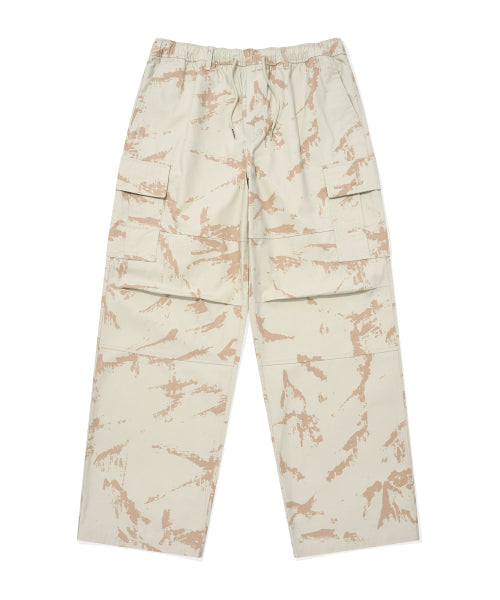 Pattern Graphic Pants Ivory