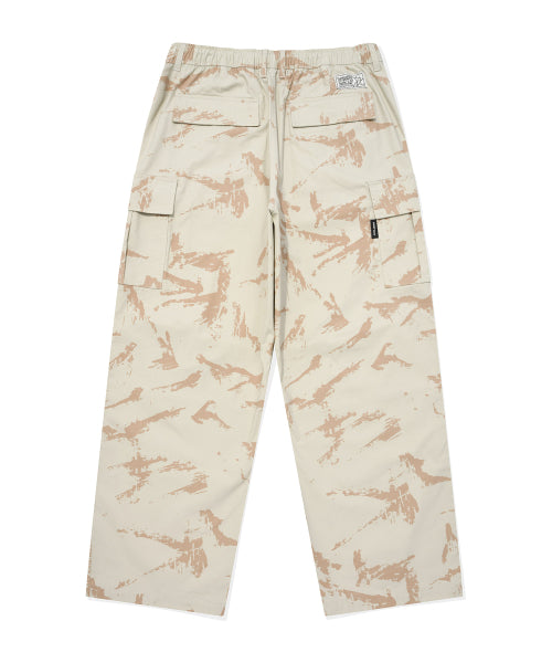 Pattern Graphic Pants Ivory