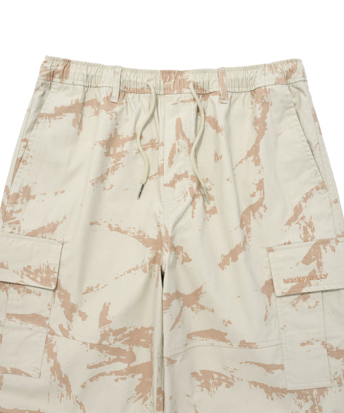 Pattern Graphic Pants Ivory