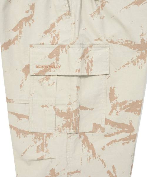 Pattern Graphic Pants Ivory