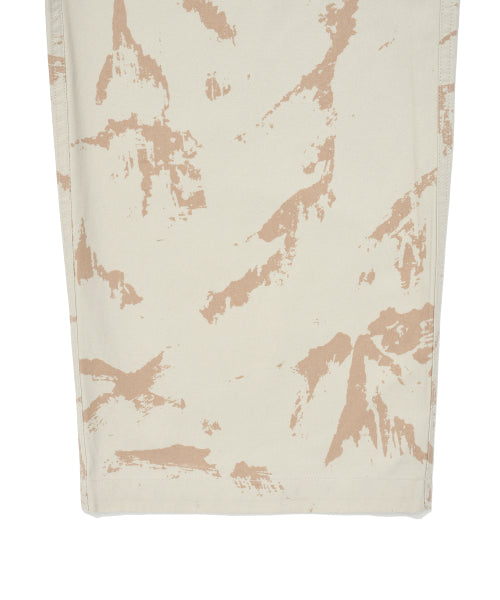 Pattern Graphic Pants Ivory