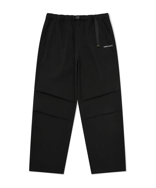 Cotton Parasuit Pants Black