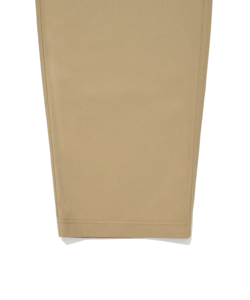 Webbing Belt Cotton Pants Beige