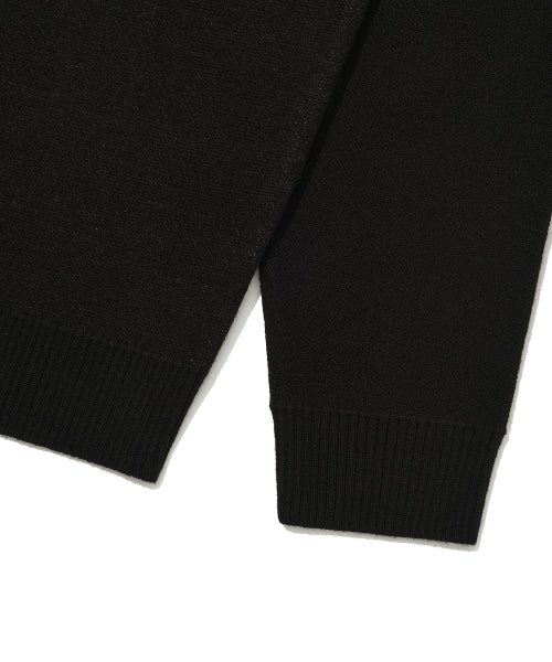typo pull-over sweater black