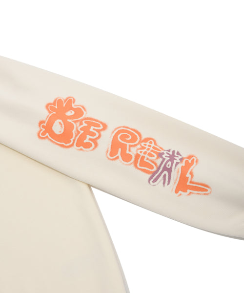 Graffiti sweatshirt cream