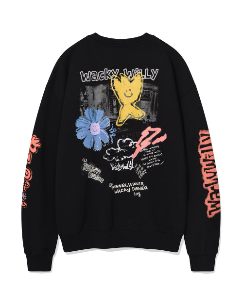 Graffiti sweatshirt black