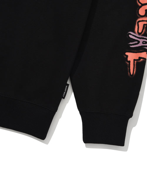 Graffiti sweatshirt black