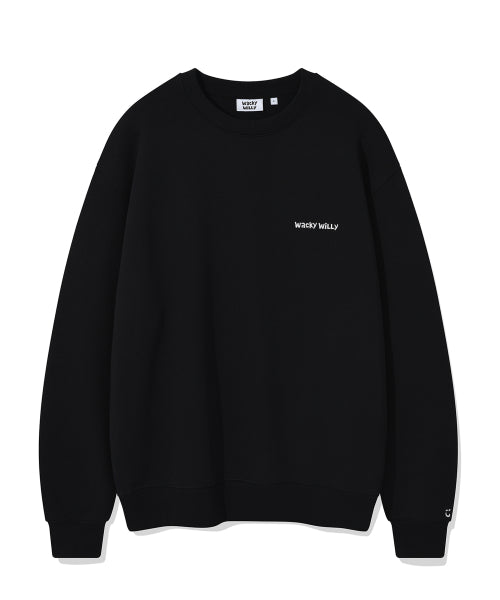 Signature logo sweatshirt black