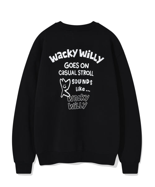Signature logo sweatshirt black