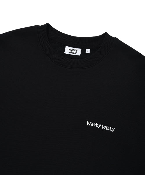 Signature logo sweatshirt black