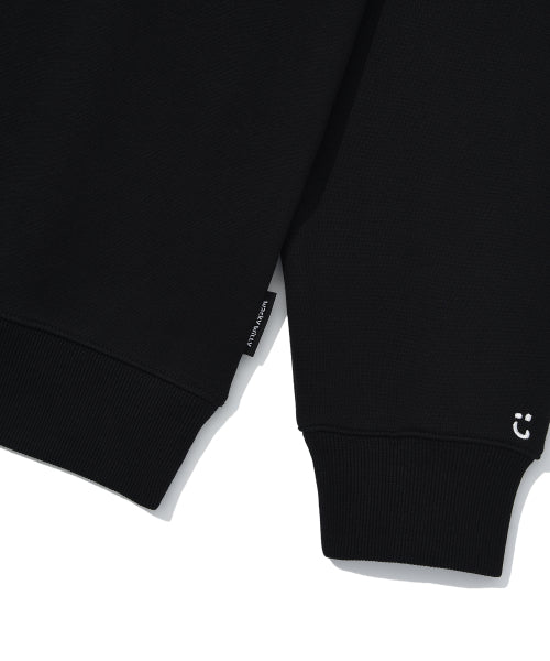Signature logo sweatshirt black