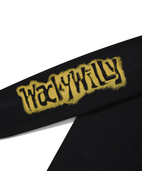 Spray graphic hood black