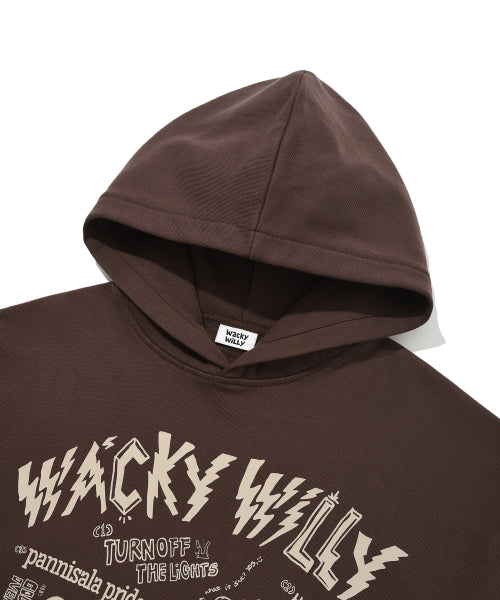 Graffiti Graphic Hooded Brown
