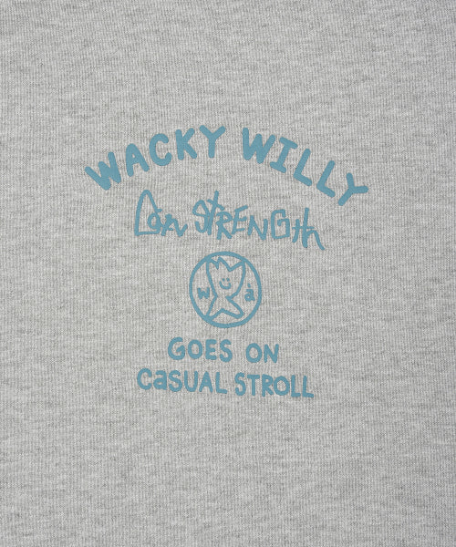 Lettering Heavy Zuri Hood Gray