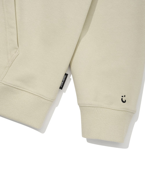 Logo typo graphic hood khaki