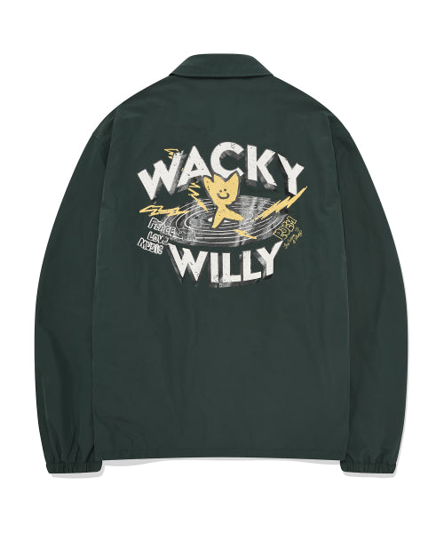 Big Graphic Coach Jacket Green