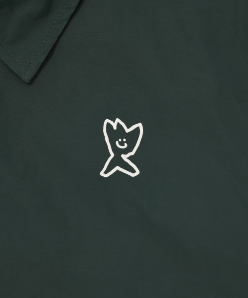 Big Graphic Coach Jacket Green