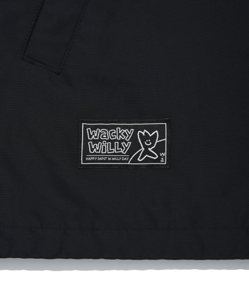 typo coach jacket black