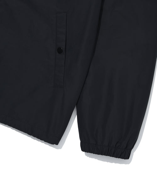 typo coach jacket black