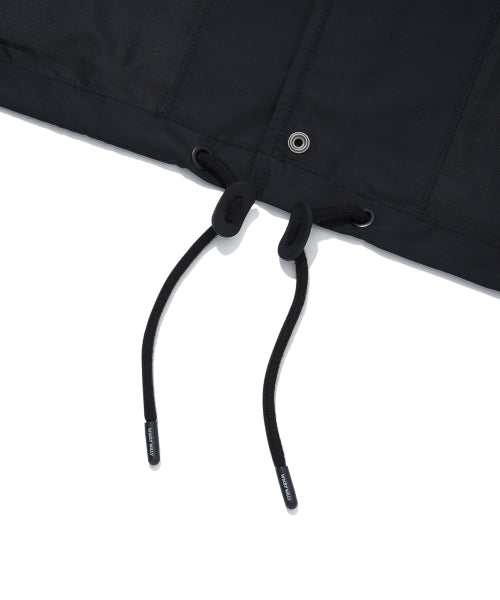typo coach jacket black