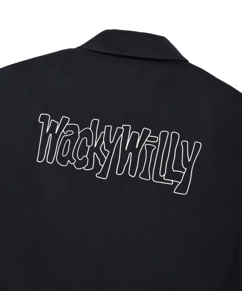 typo coach jacket black