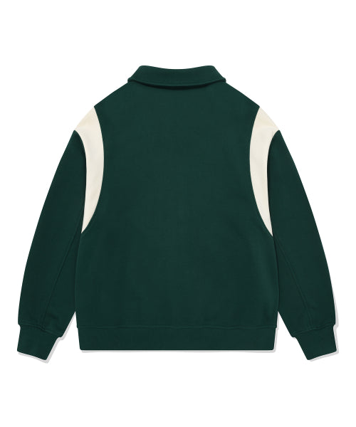 collar sweatshirt bar city jumper green